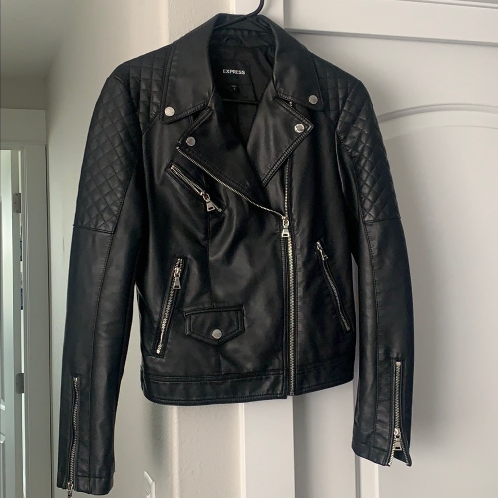 Leather Motto jacket